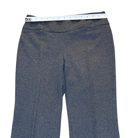 Refined Comfort:  Charcoal Wide-Leg Pants NY & Co Size S - Picture 9 of 12